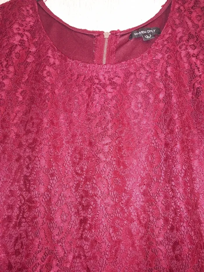 Jolie robe bordeaux L 40 - photo numéro 2