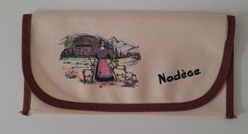 Pochette en tissu personnalisée