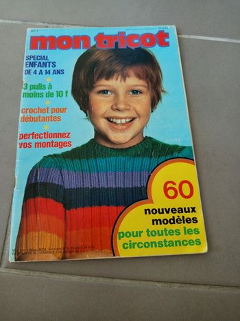 Magazine mon tricot spécial enfants 4 14 ans