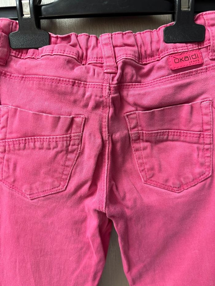 Pantalon rose okaidi skinny 6 ans - photo numéro 8