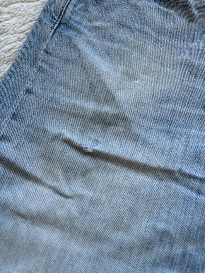 Jean levi’s 501 homme bleu effet délavé coupe regular straight droit taille W33 42/44 L L34 - photo numéro 8
