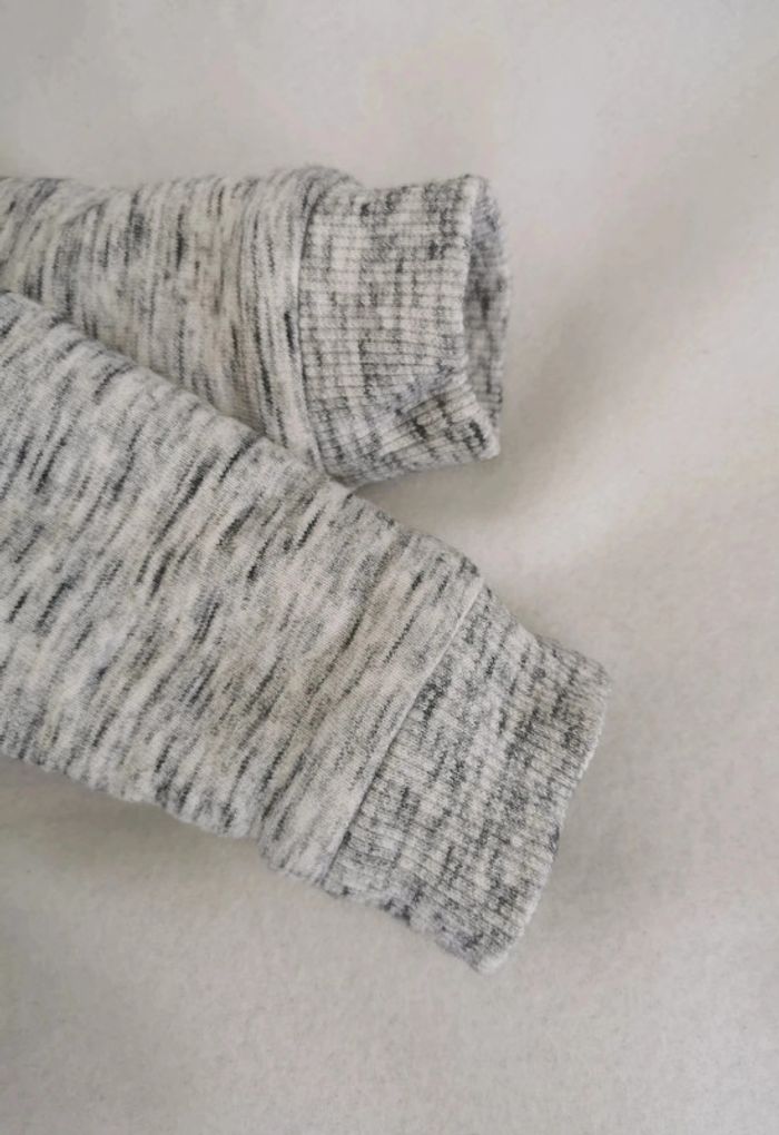 Veste sweat 👣 zippée, hema, 6mois - photo numéro 8