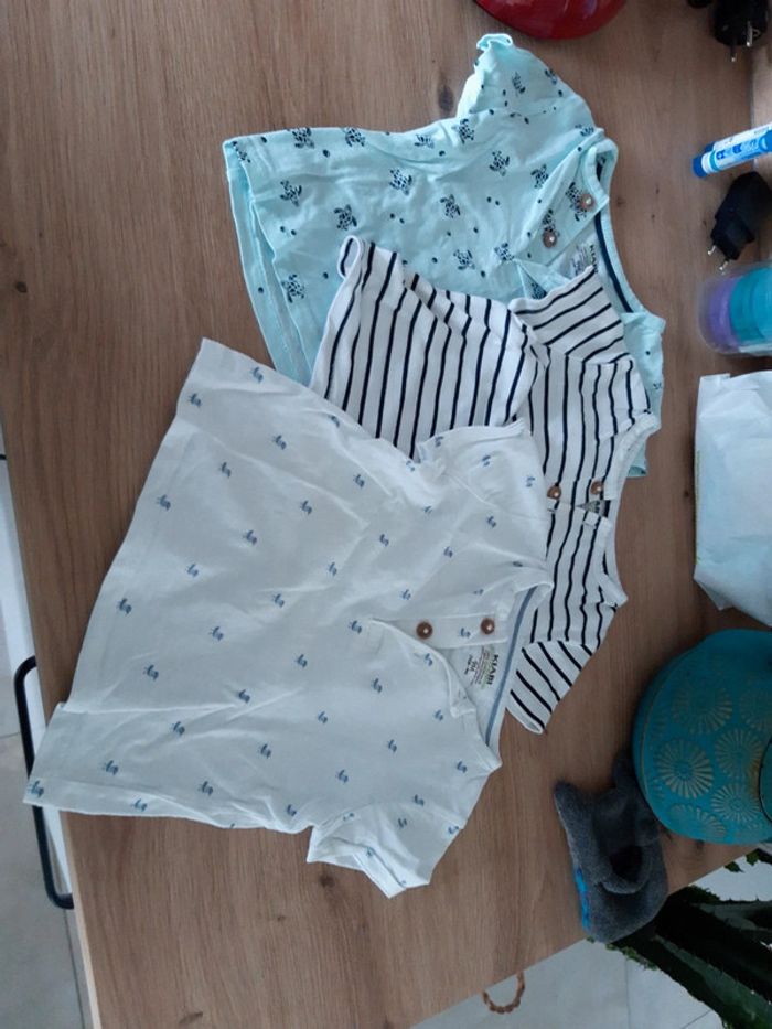 Lot de 3 t shirt bebe