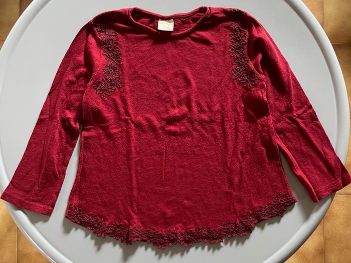 Pull fin brodé Zara 6ans