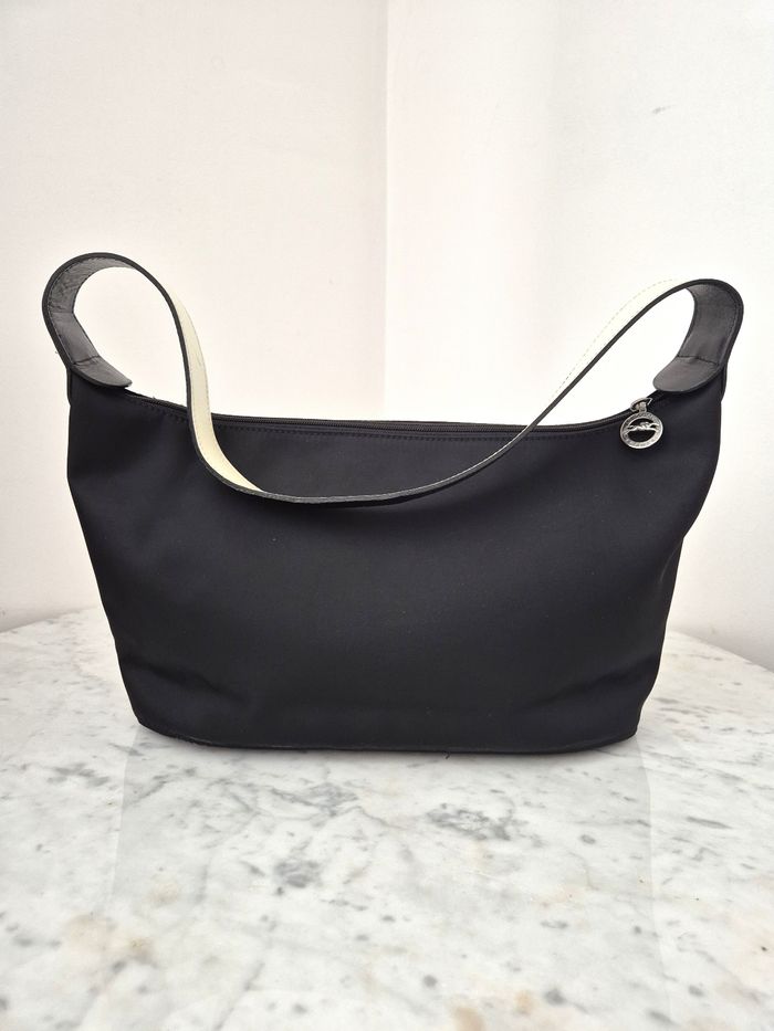 Sac Longchamp noir et blanc - photo numéro 5