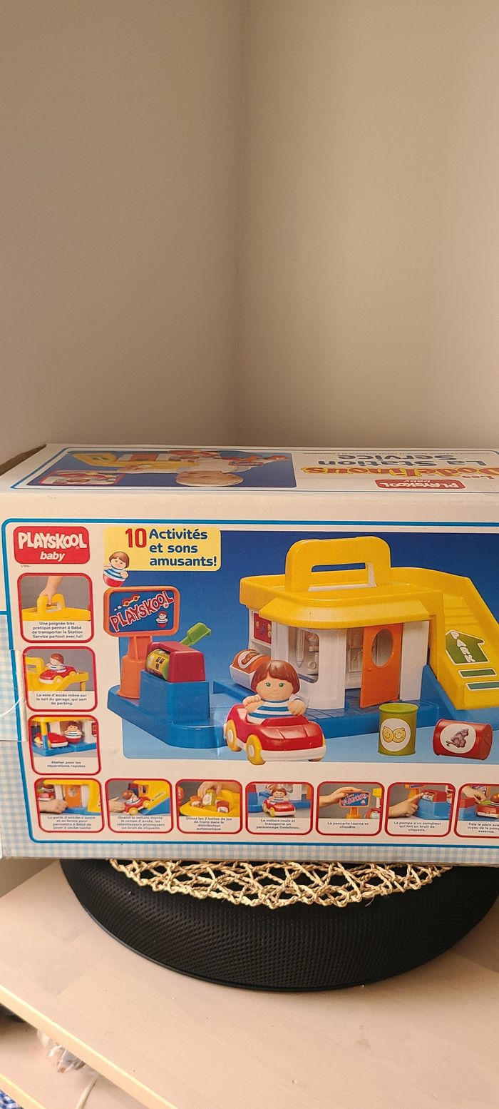 1989 PLAYSKOOL DODELINOUS GARAGE / Playskool Weebles Station Service / Premier Garage pour bébé / Ag - photo numéro 5