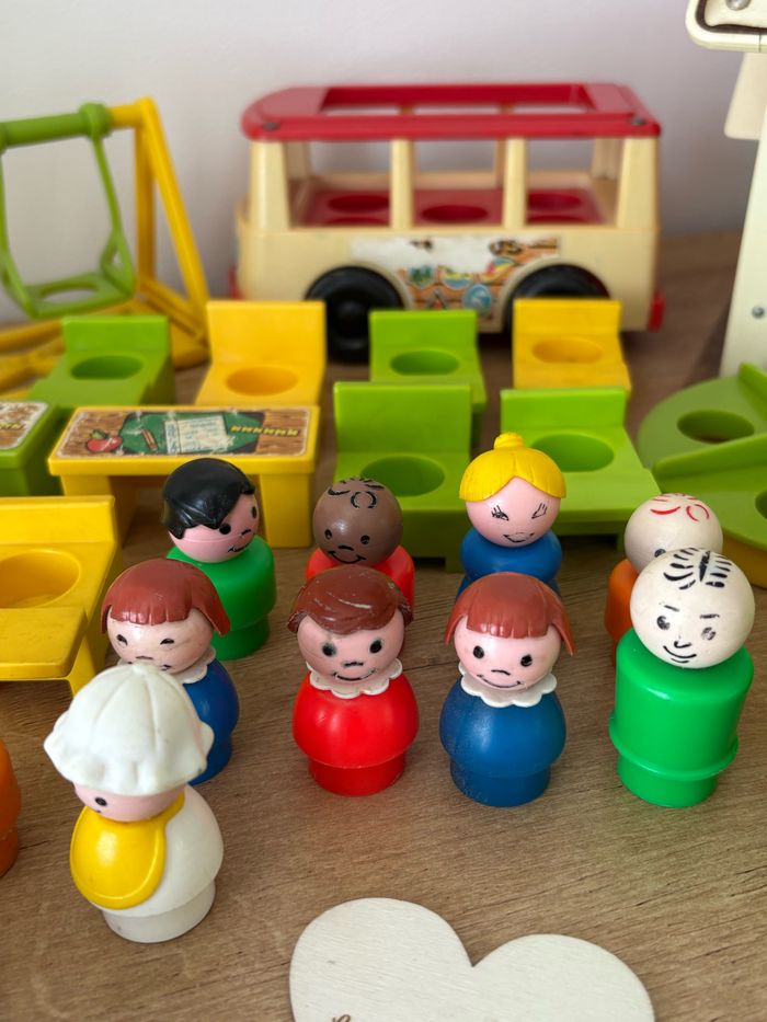 Gros lot vintage école figurines Fisher Price - photo numéro 5
