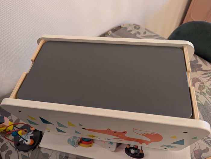 Vertbaudet Boîte bois multi activités renard - photo numéro 4