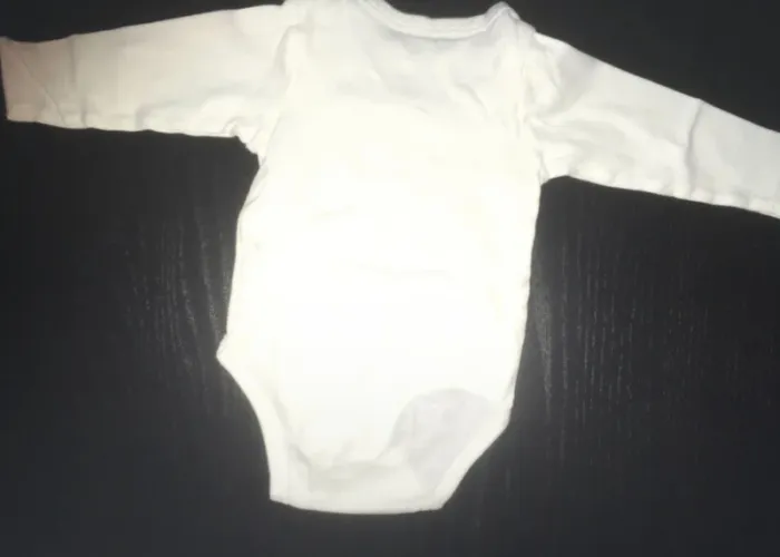 Body blanc longues manches Kiabi - photo numéro 2