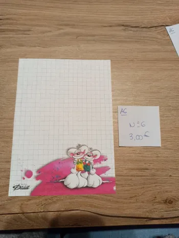 Feuille Diddl A6 6 3,00€