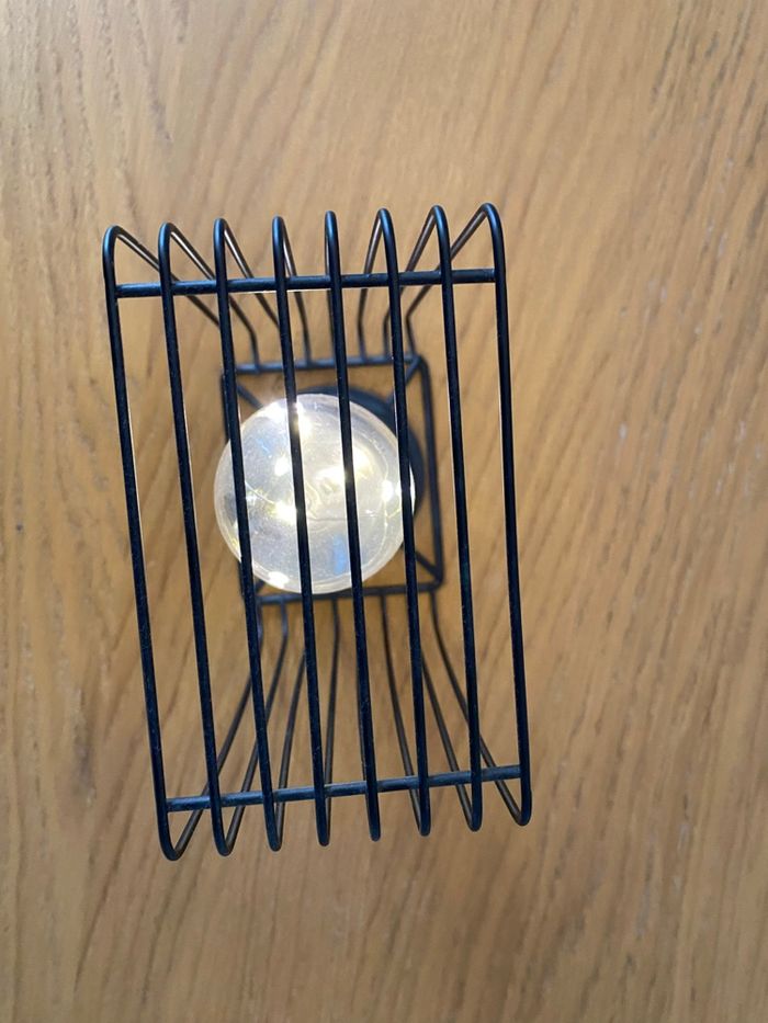 Lampe décorative métal filament led - photo numéro 4