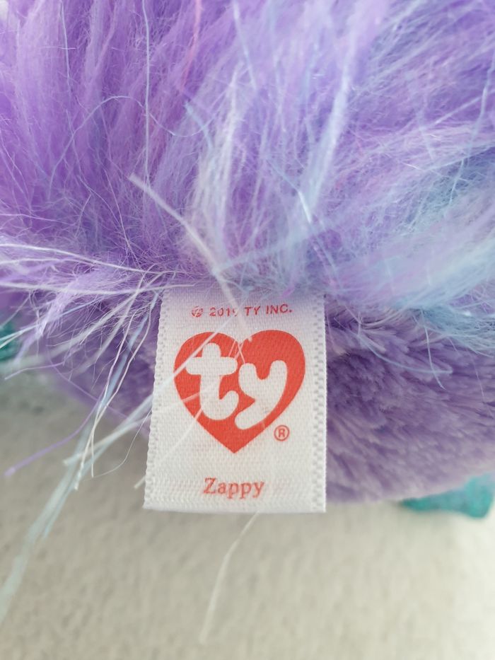 Peluche Beanie Boos Ty Zappy - photo numéro 8