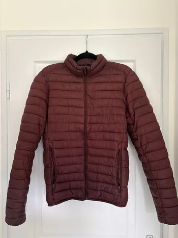 Doudoune bordeaux Pull&bear