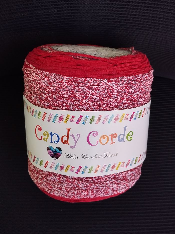 * 1 pelote fil de coton multicolore Candy Corde par Lidia Crochet #3