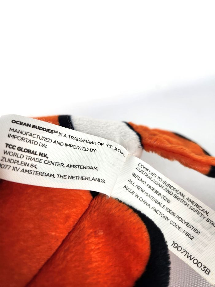 Peluche Poisson Clown - Collection Ocean Buddies - photo numéro 5