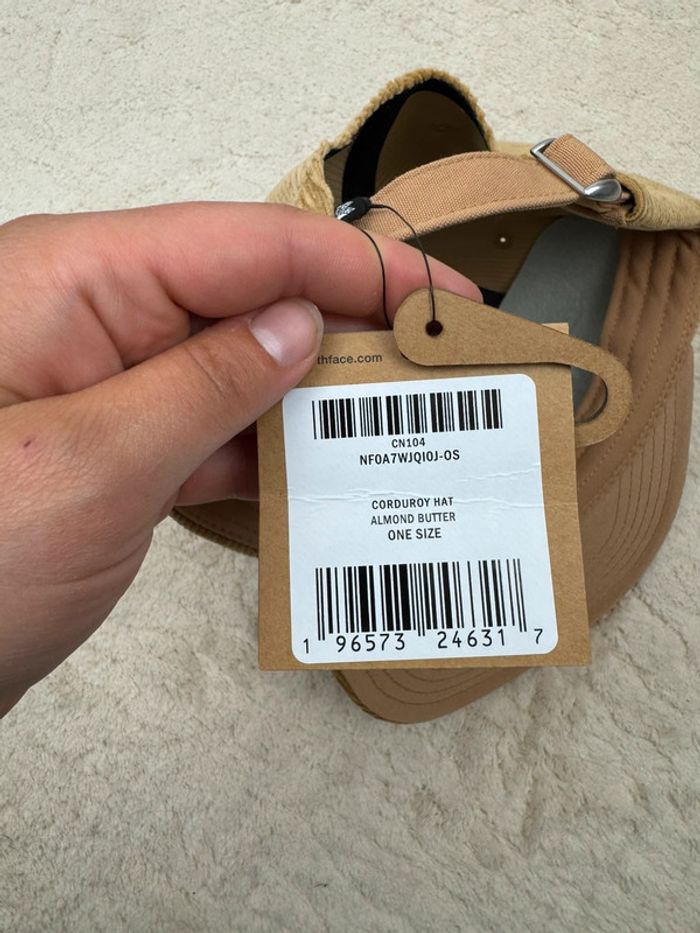 Casquette The North Face Skateur Corduroy Beige Neuve - photo numéro 7
