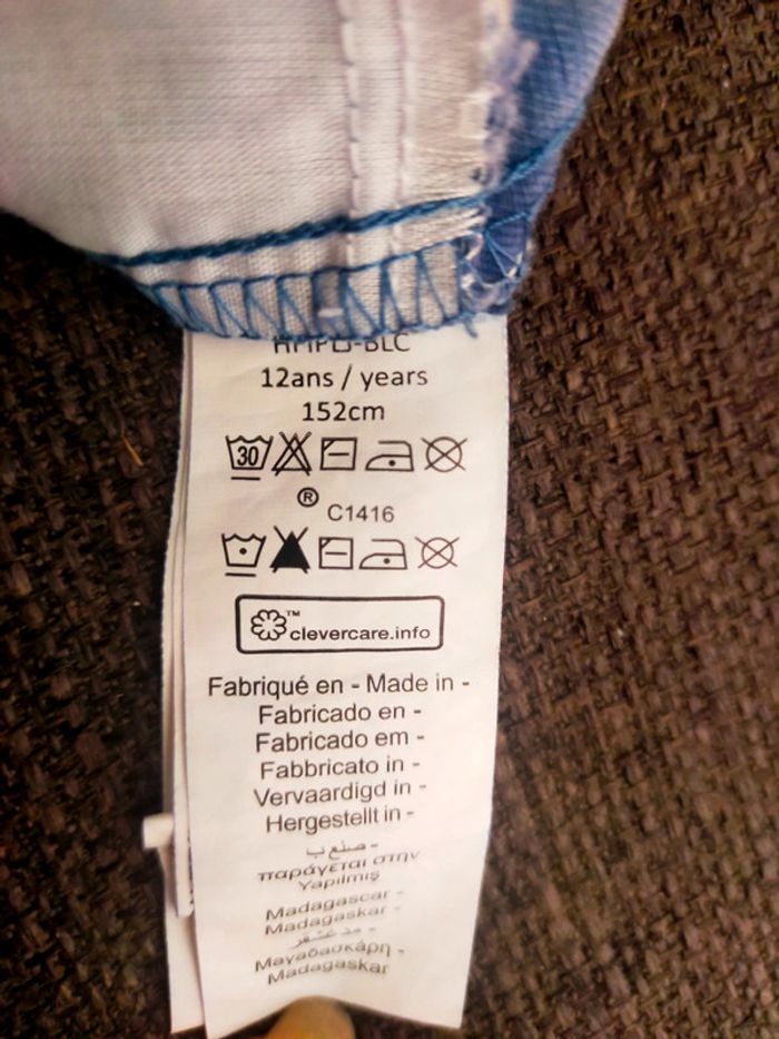 Pantalon fille bleu orchestra 12 ans taille élastique. - photo numéro 16