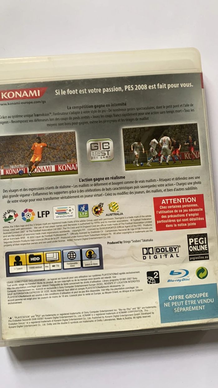PES 2008 ps3 - photo numéro 4