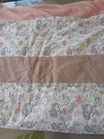 Couverture fille rose