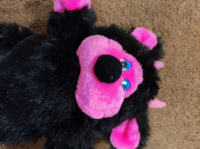 peluche diable rose - photo numéro 3