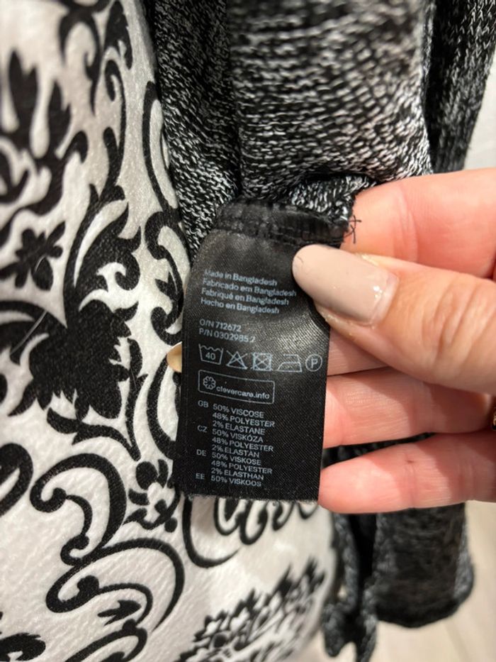 Joli gilet gris léger taille S - photo numéro 5