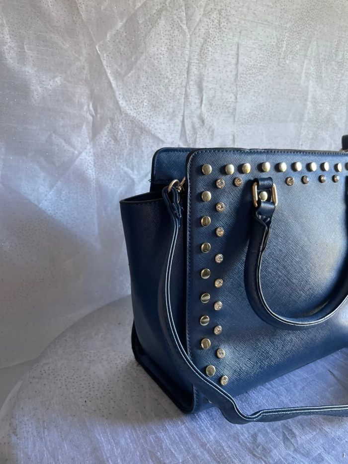 Sac bleu diamant - Très bon état - photo numéro 3