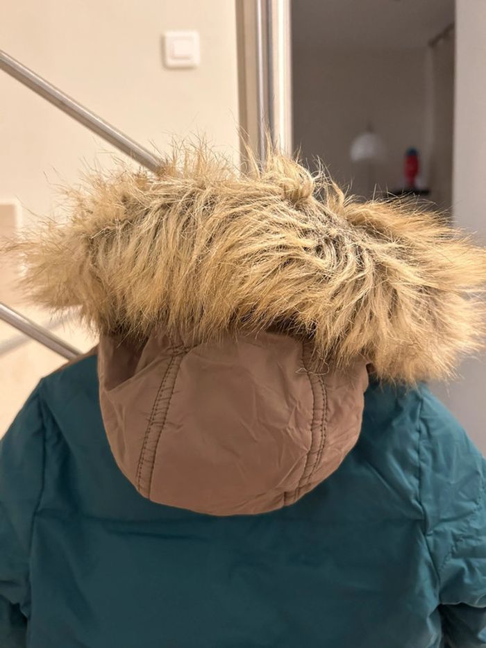 Parka à capuche Bleu canard Sergent Major 4 ans - photo numéro 4