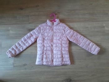 Doudoune mi saison rose pâle Firefly 12 ans