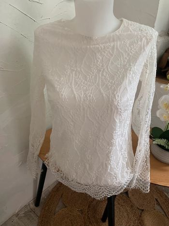 Blouse dentelle taille S Mohito