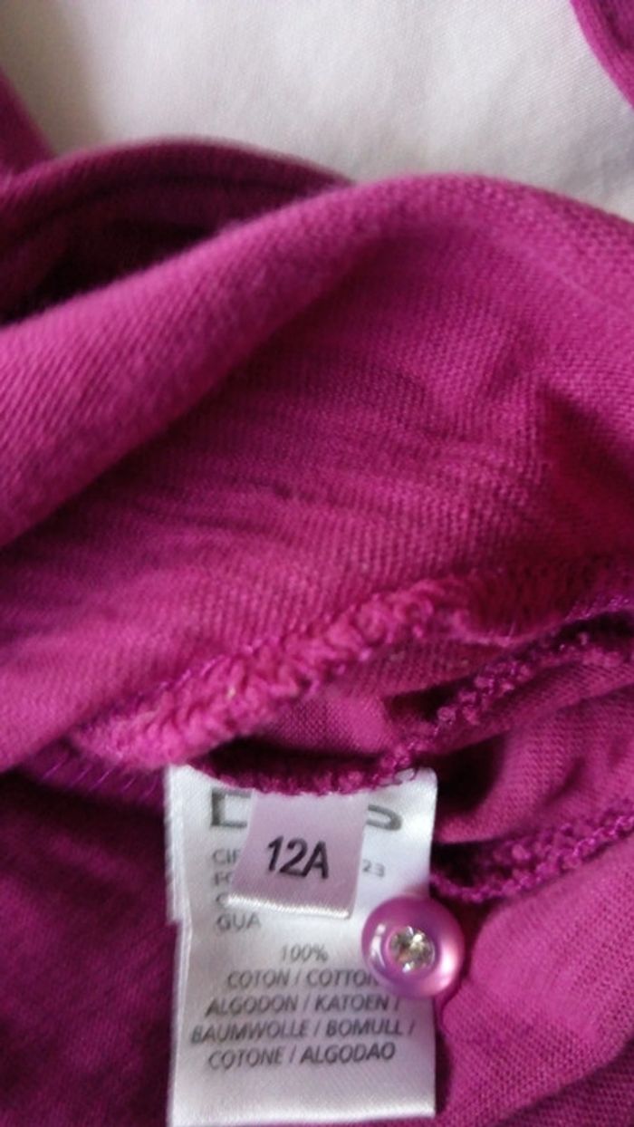 Tee-shirt violet DDP  manches courtes - photo numéro 6