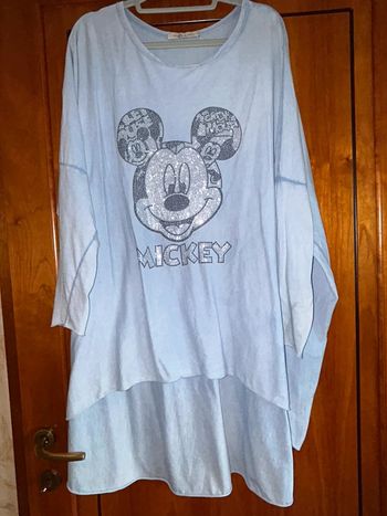 Long t-shirt tunique strass Made in Italy