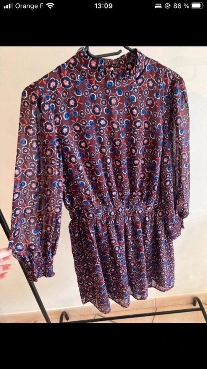 Robe d’hiver bordeaux