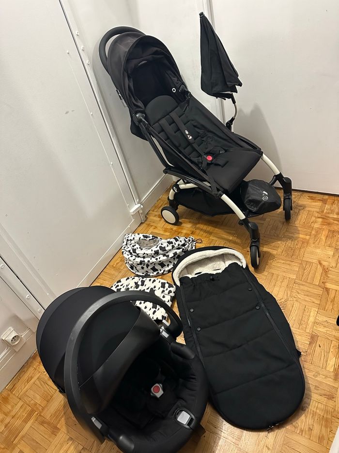 Poussette yoyo+cosy+chanceliere - photo numéro 2