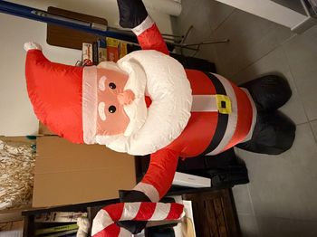 Père noel gonflable