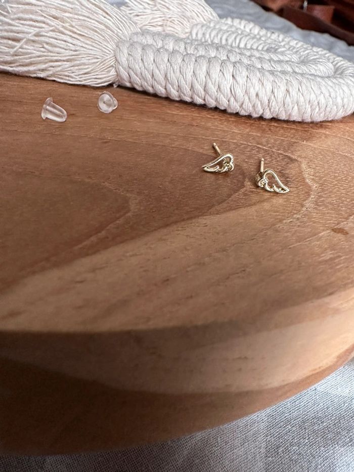 Boucles d’oreilles ailes - photo numéro 2