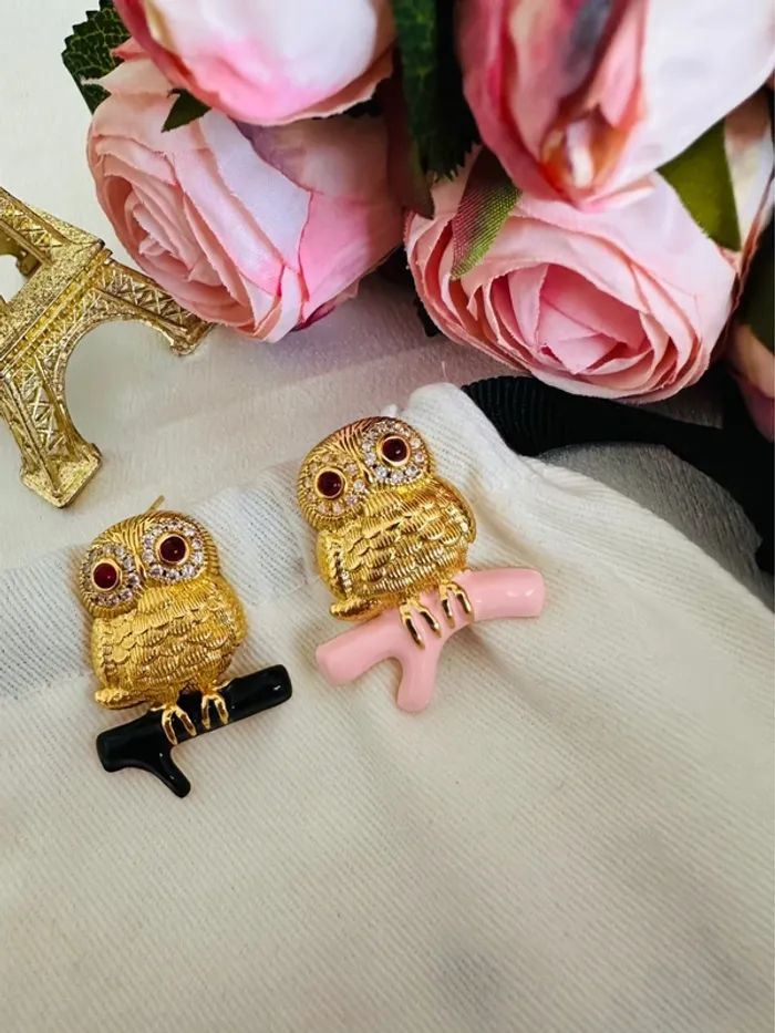 🦉 Les Veilleurs de la Nuit – Boucles d’Oreilles Hiboux - photo numéro 2
