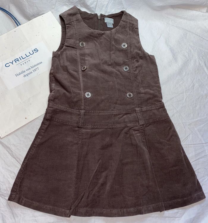 robe velour Cyrillus 8 ans