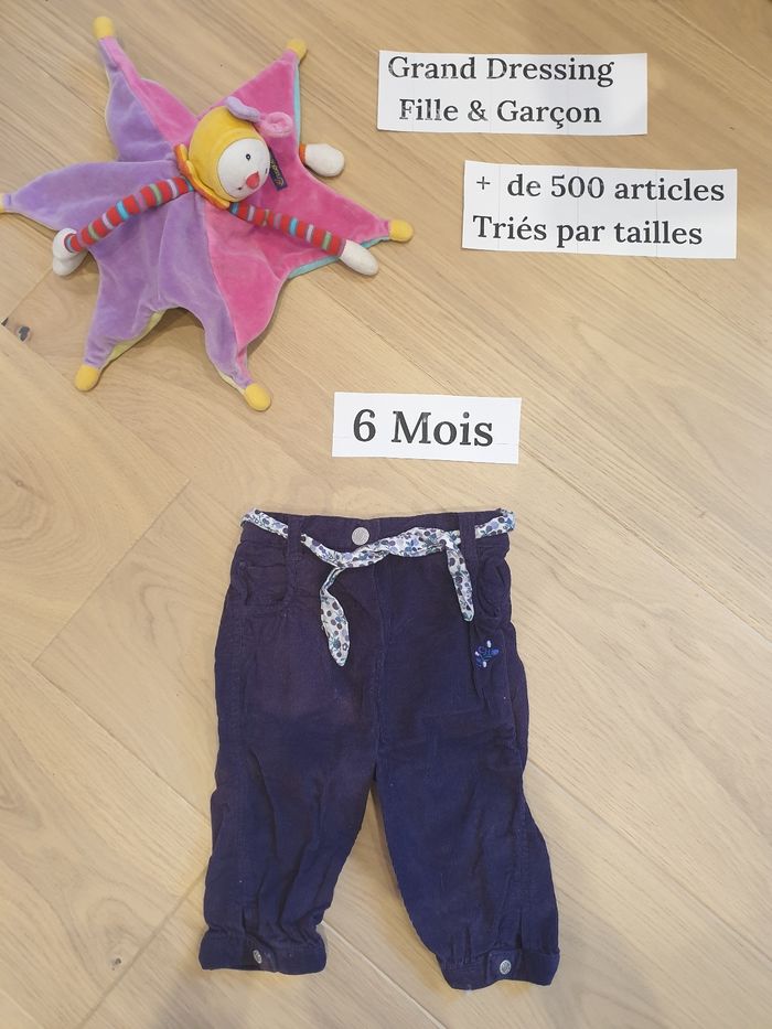 Pantalon en velours 6 mois Obaïbi