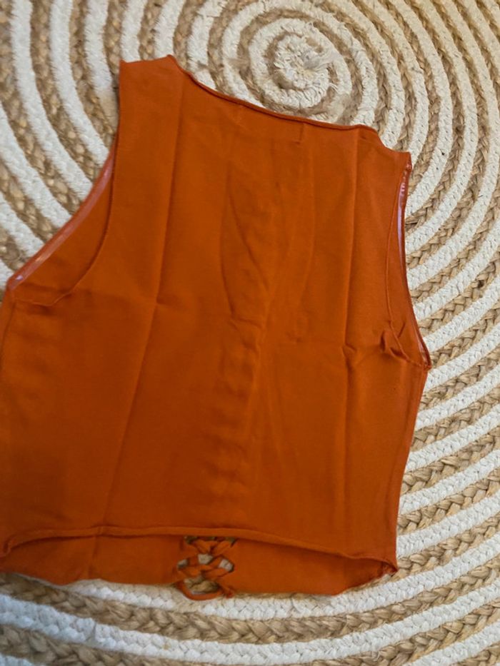 Débardeur orange Bershka - photo numéro 3