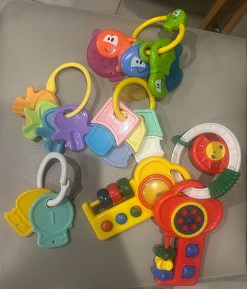 Lot de jouets bébé anneaux de dentition clé …