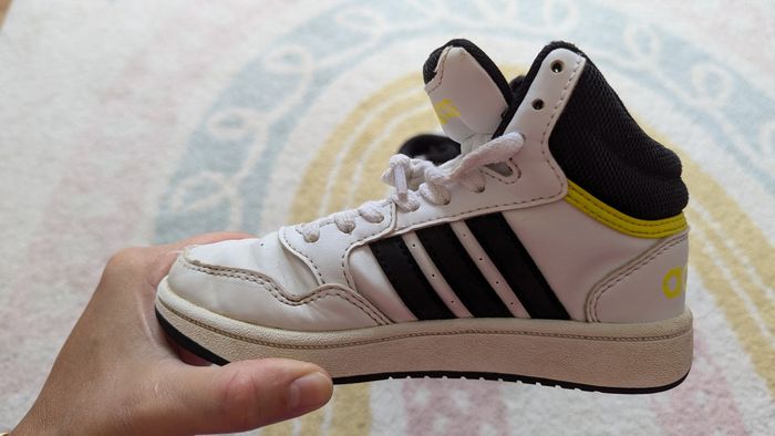Baskets montantes adidas garçon Blanche - photo numéro 5
