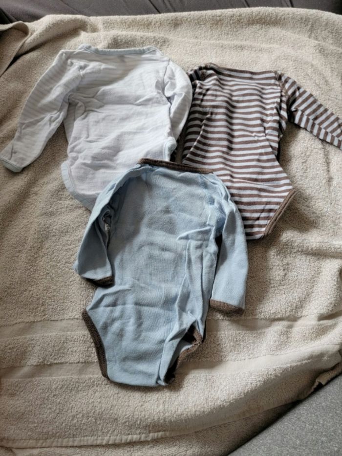 Lot de 7 bodies manches longues 1 mois garçon - photo numéro 8