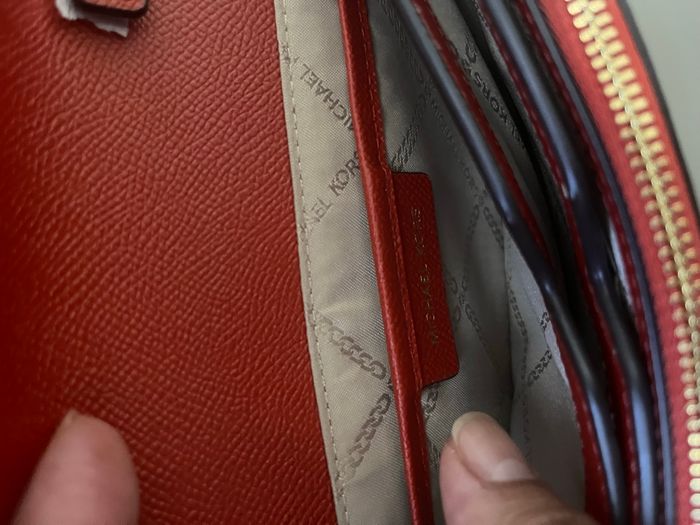 Sac pochette MK terracota - photo numéro 7