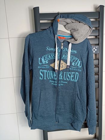 Gilet veste bleu taille m