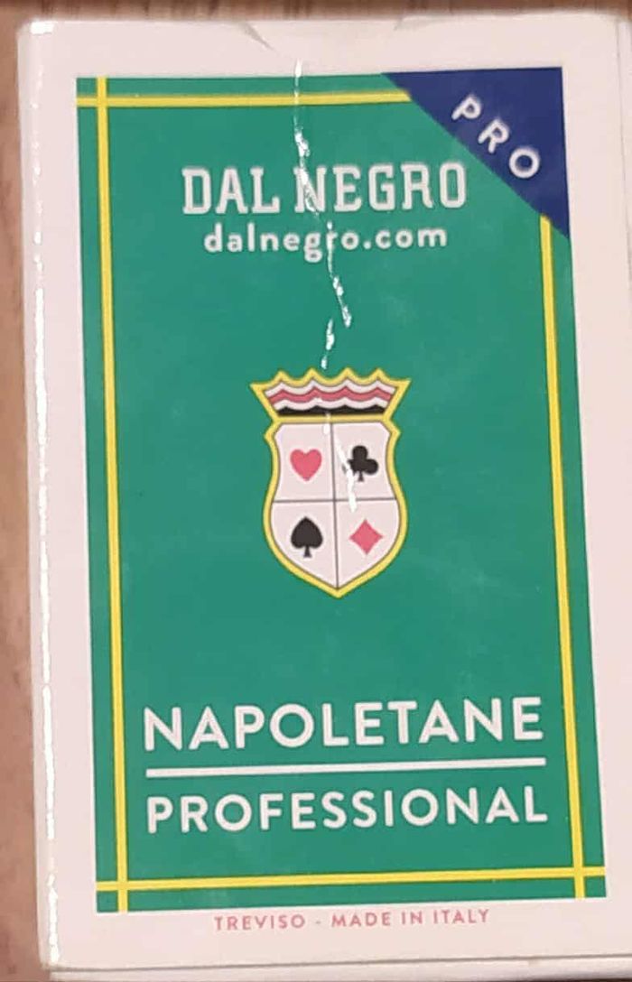 Jeu de cartes italien vintage Dal Negro Napoletane