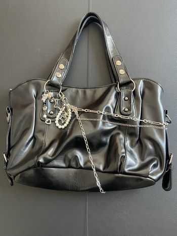 Sac à main noir Y2K Grunge
