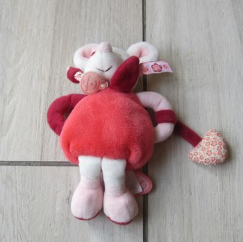 Lot de 2 petits doudou/hochet