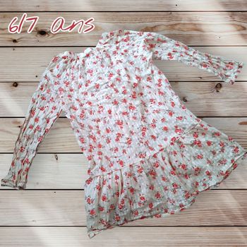 🌼 Ravissante robe fleurie Primark – 6/7 ans 🌼