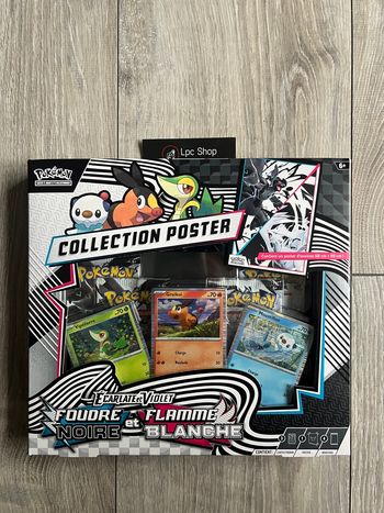 POKÉMON - POSTER COLLECTION – EV 10.5 - FOUDRE NOIR & BLANCHE - FR NEUF & SCÉLLÉ