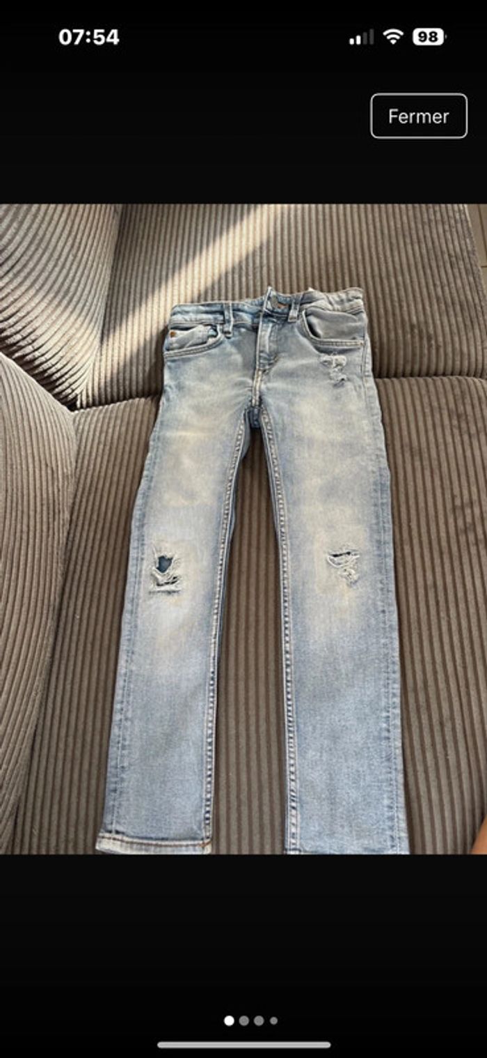 Jeans - 6/7ans - 3€ - H&M - photo numéro 2